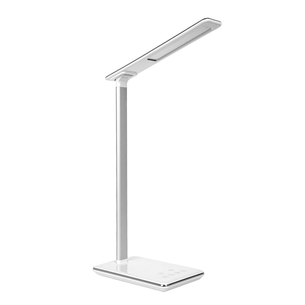 Modern Aluminum CE RoHS Certified Desk Reading Lamp with LED Flexible Arm Light 5W Dimmable USB DC Power Charger