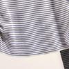 Women's 2026 Spring Slim Fit Striped Knit Short Sleeve T-Shirt