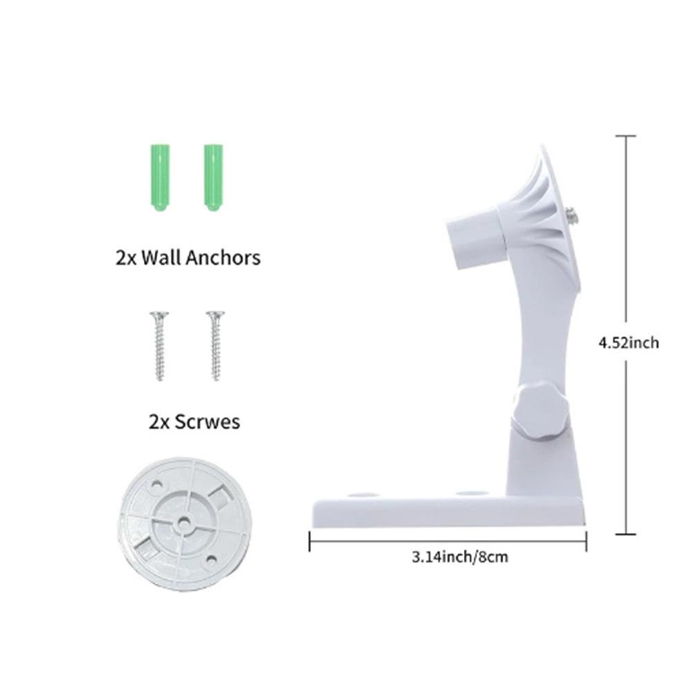 180-Degree Rotation Wall Mount Bracket 180-degree Vertical Tilt White For Wall Or Ceiling Installation For Tapo C210 China Mainland