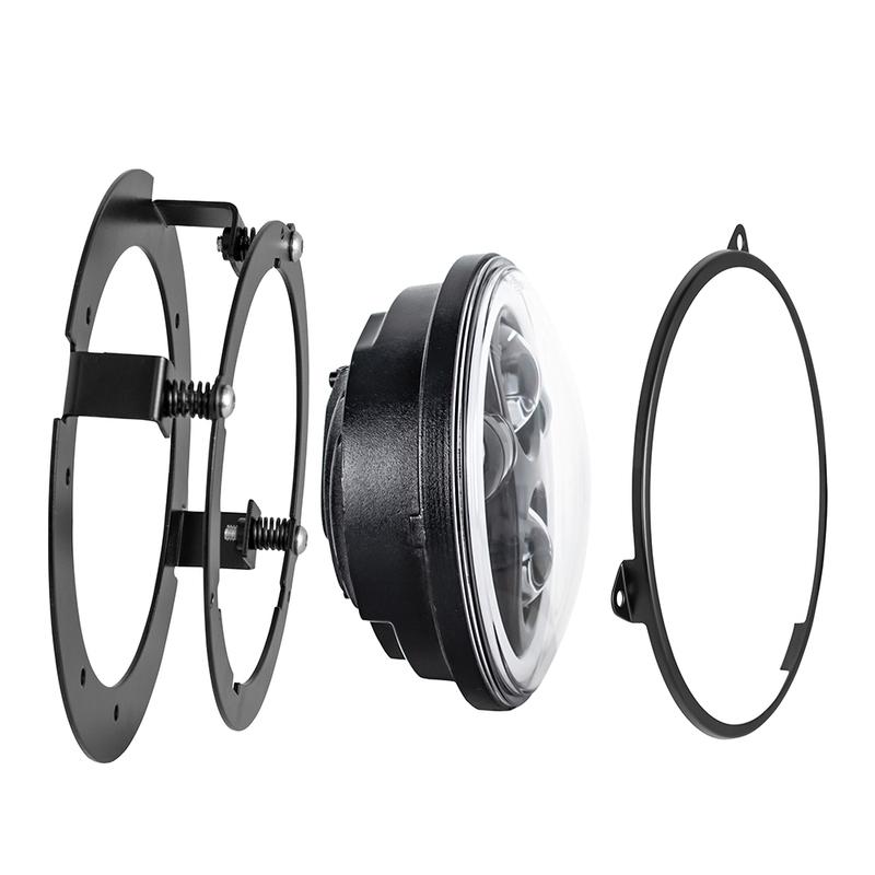 Motorcycle Auto Parts 5 3/4" 5.75 Inch Mounting Bracket Holder Ring For 5.75" Round Led Headlight Headlamp Car Motorbike Housing