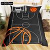 Duvet Cover Kids Basketball Bedding Set Cool Sport Theme Comforter Cover For Boys Teens Gifts Duvet Cover For Bedroom Decoration