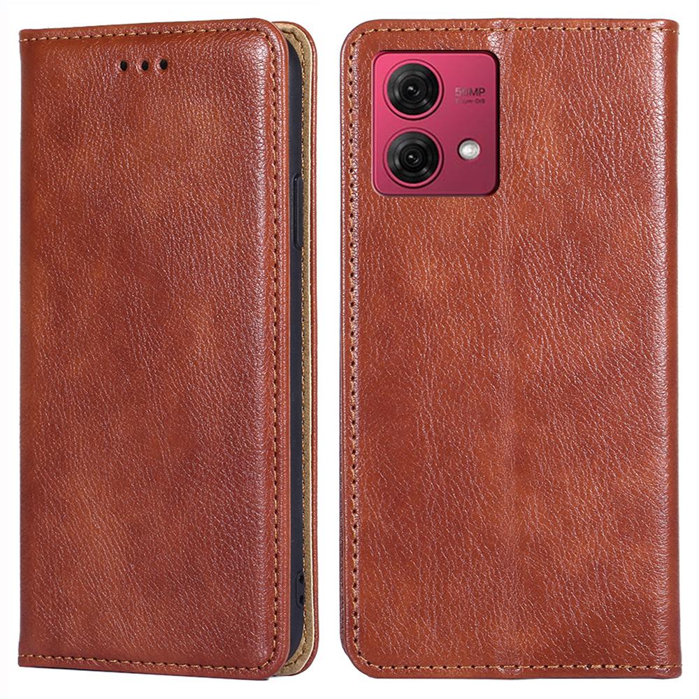 For Motorola Moto G84 5G PU Leather Cover Shockproof Phone Case Stand Wallet