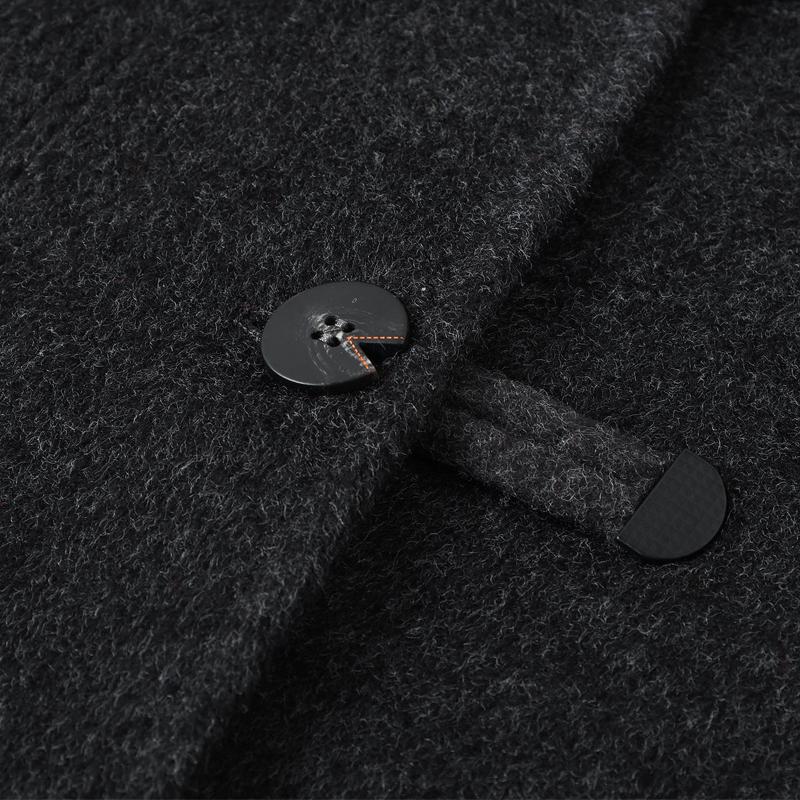 Middle Age Women's Long Wool Coats and Mixtures Plus Size Autumn Outerwears Elegant Loose Lady Jackets