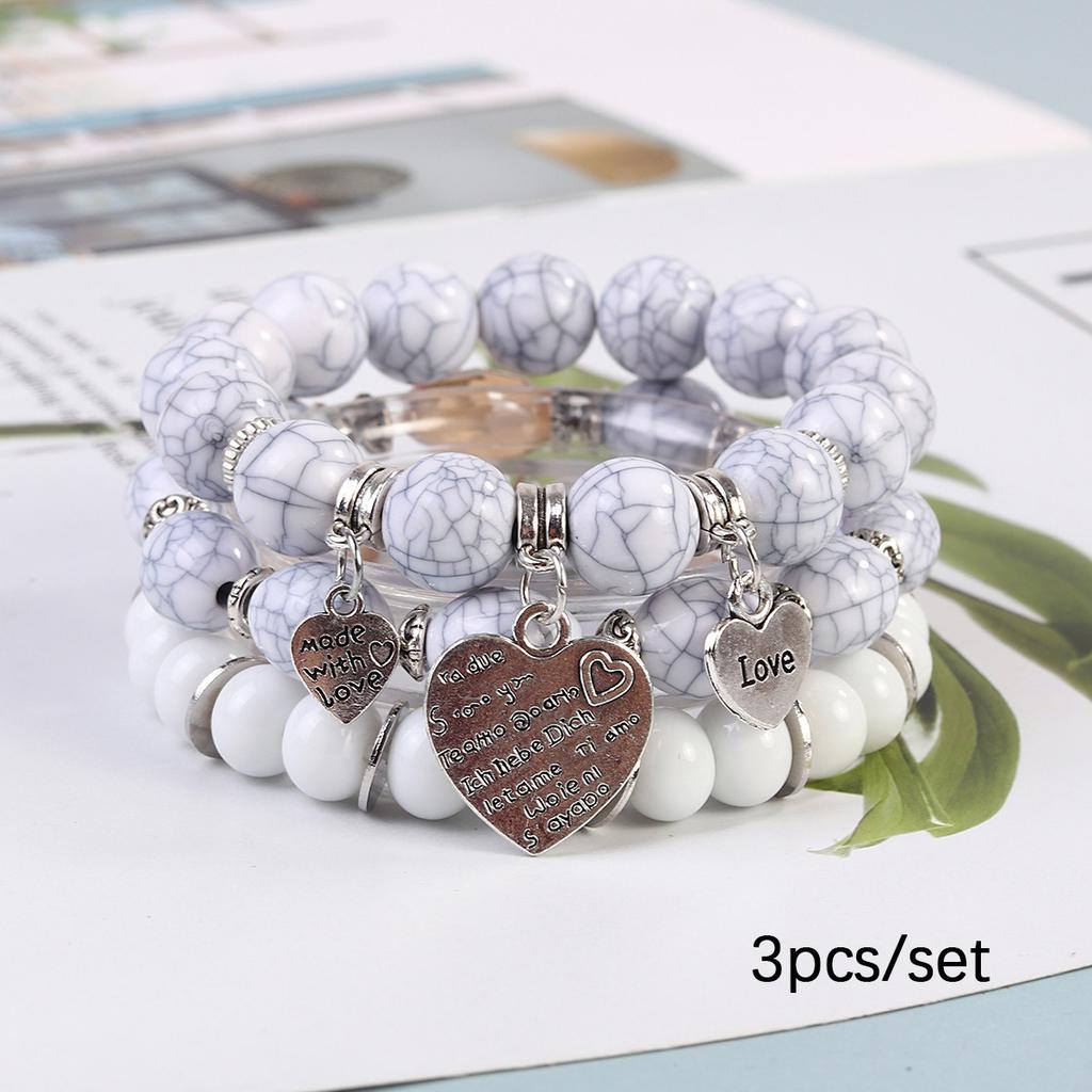 JYL TS Bracelet  Bohemian Elephant Heart Pendant Multilayer Brings Luck & Harmony