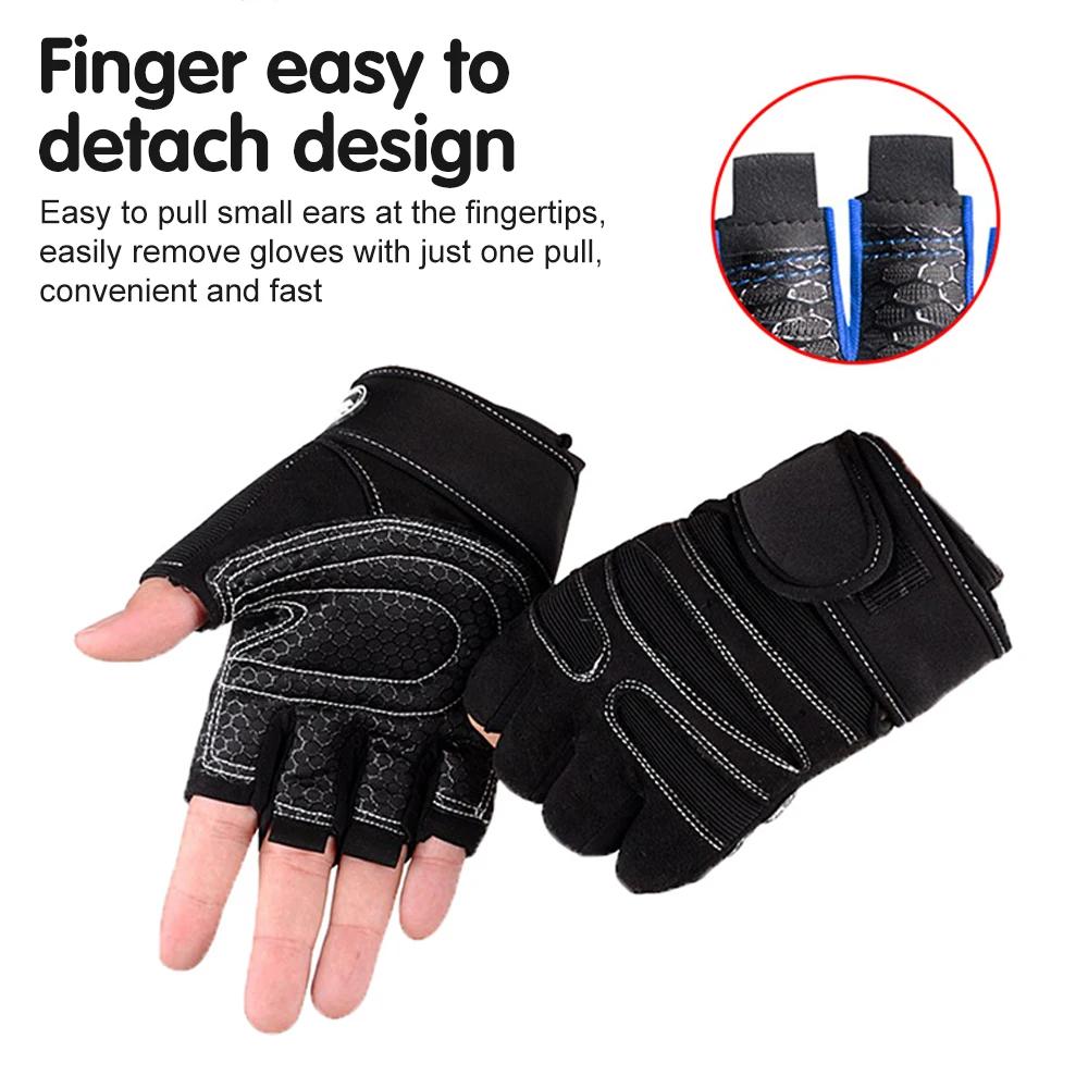 Fitness Gloves for Gym Weight Lifting Body Building Training Sports Exercise Cycling Workout Gloves for Men Women M L XL