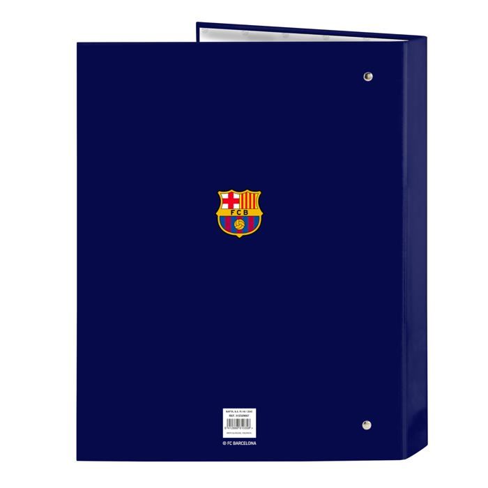 Classeur 4 anneaux - safta - F.C. Barcelona 1ère équipe 25/26 - 26,5x33 cm - Bleu/grenat - Couverture rigide