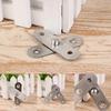 2set 360 Degree Hidden Hinges For Doors Stainless Steel Upper Lower Hinge Door Pivot Hinge Hardware Tool Furniture Fittings Loop