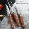 3Pcs/Set Stainless Steel Kitchen Fruit Carving Knives Chef Sculpture Fruit Platter Peeling Knife Food Graver Tool