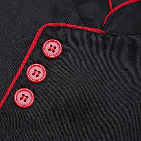 Veste de Chef unisexe à manches longues et courtes, manteau, uniforme de Service de cuisine d'hôtel, vêtements de travail
