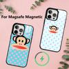 Fashion Logo P-Paul f-Frank Phone Case For iPhone17,16,15,14,13,12,11 Plus,Pro Magnetic For Magsafe Wireless Charging