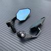 1 Pair Aluminum 7/8" 22mm Motorcycle Rearview Mirrors Universal Scooter Bar End Handlebar Mirror Rear View Mirror Accessories