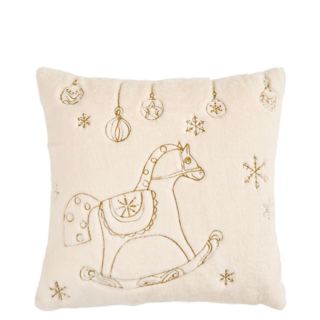 Modern Simple Christmas Embroidered Pillow Cover for Living Room Sofa