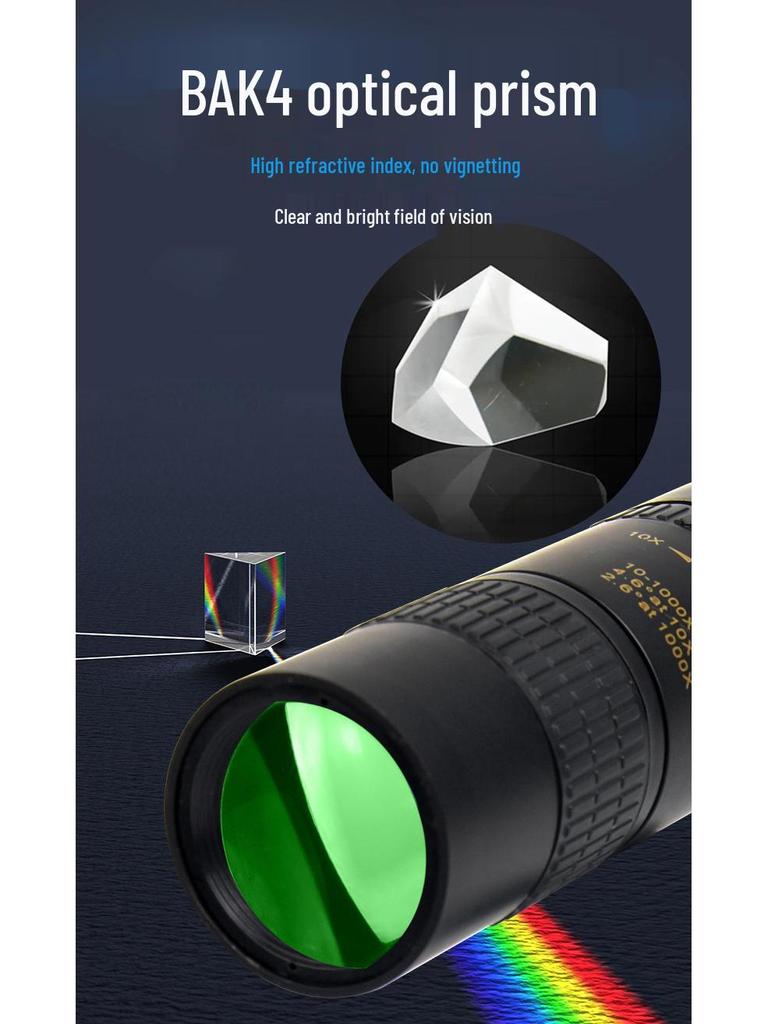 Universal Hawk 10-300x40 HD Variable Zoom Monocular Telescope for Mobile Photography