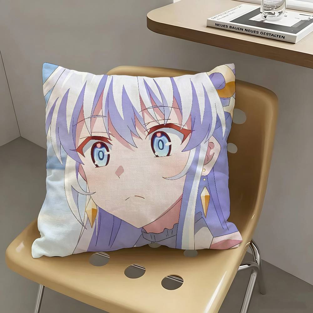 1pc Dia Viekone Anime Characters Pillow Case Fashion Square Pillowcase Bedroom Sofa Room Ins Decoration Leisure