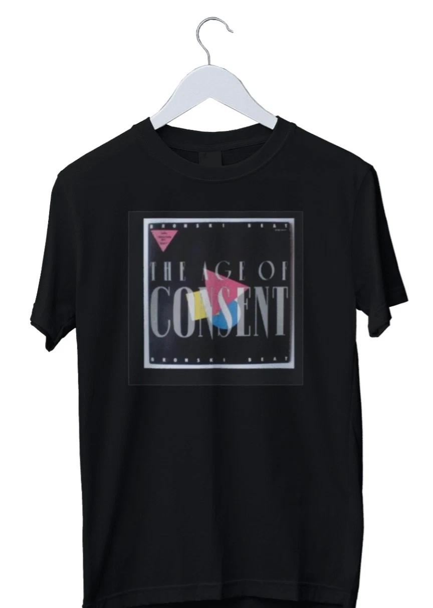 Men s Casual Graphic Bronski Beat Age of Consent Graphic Print T-Sh... XXXL