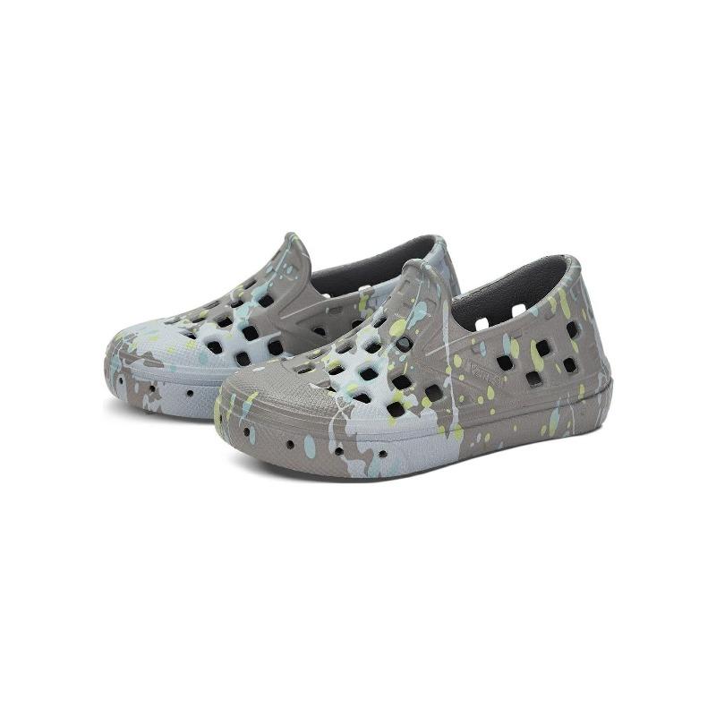 Vans Slip On TRK Low Top Toddler Shoes Gray VN0A4UVHLLL