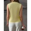 Hot Girl Versatile Sleeveless Vest Woolen Woven Women's Clothing Spring and Summer Amazon Independent Site