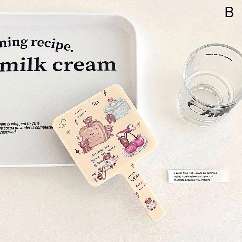 

1 шт. Ручное зеркало для макияжа Квадратное зеркало Женская ручка Макияж Косметика Инструменты для красоты Ручное Зеркало для макияжа Инструменты для макияжа