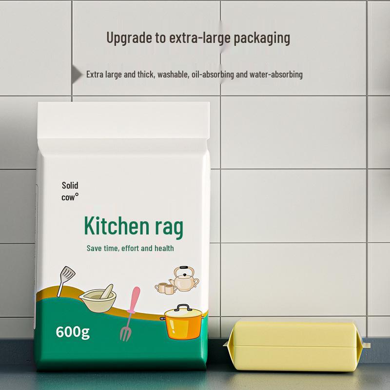 Dual-Use Disposable Kitchen Dishcloth Set