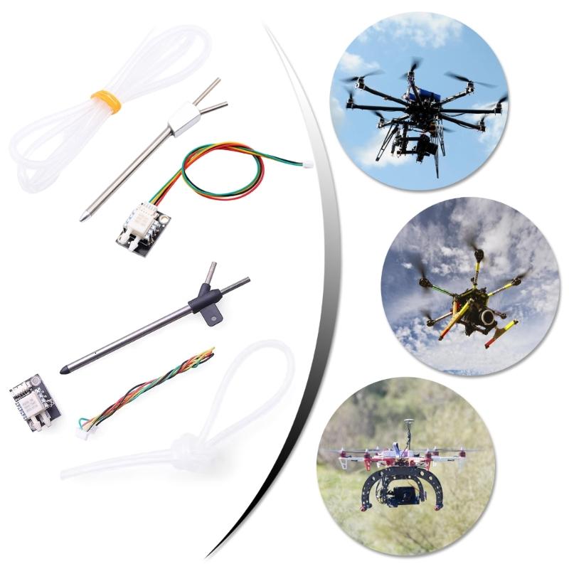 Lightweight Digital Airspeed Sensory Kit Differential PITOT Pitot Tube Air Speed Meter For PX4 Navigation Controller