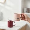 Unbreakable PP Plastic Bathroom Tumbler Cup with Handle Matte Toothbrush Mug Drinking Cup for Kids Home Bathroom Accessories
