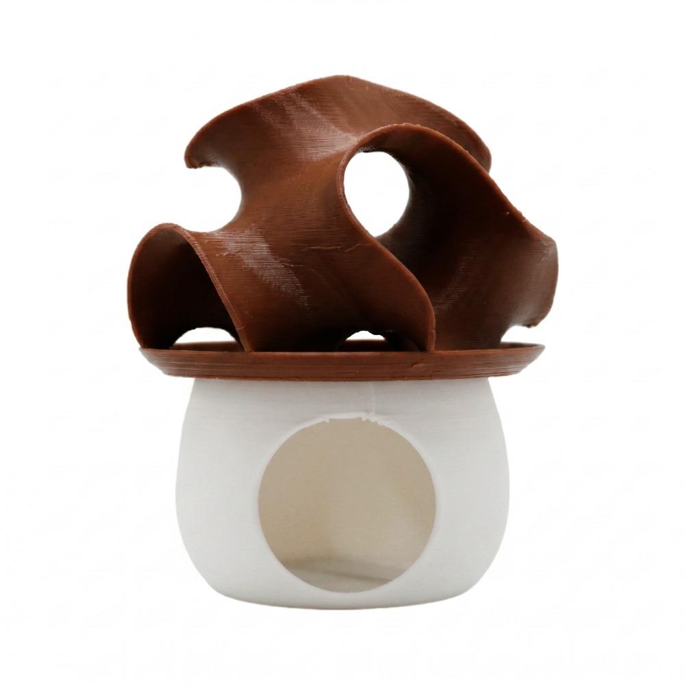 Hollow Out Fish Shrimp Hideout Shelter Simulation Mushroom Betta House  Landscape Decoration