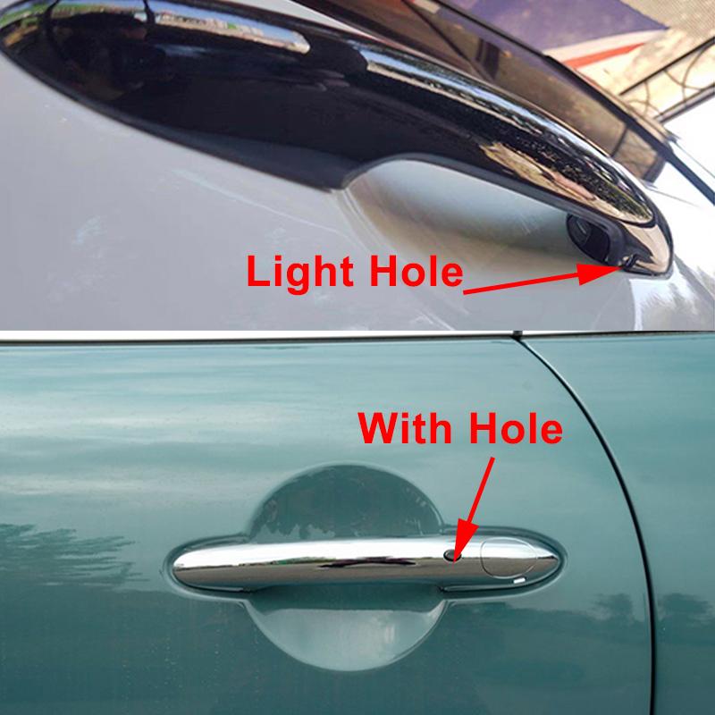 2PCS In Set Gloss Black Door Handle Cover Sticker Trim For MINI Cooper S JCW F56 F57 Car-Styling Exterior Parts