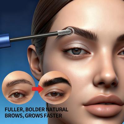 Sérum de Crescimento para Sobrancelhas Mais Grossas & Cílios em 4-8 Semanas, Natural & Suave, Realça & Fortalece, Base de Água, Aplicador Fácil, Unissex