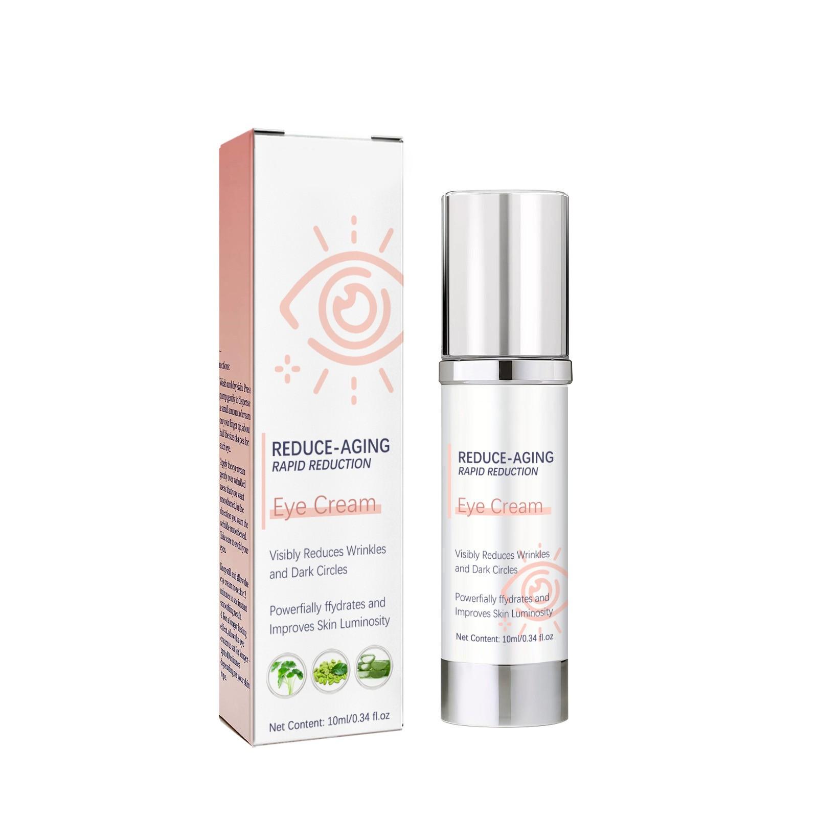 

Крем для век против морщин мгновенного действия, разглаживает морщины в уголках глаз, подтягивает кожу, увлажняет область вокруг глаз, 10 мл One Size белый