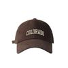 Hat Women'S Season 62Cm Big Head Circumference Hard Top Baseball Cap Versatile Face Small Embroidery Letter Cap