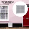 With Flaps Air Vent Grille Ventilation Cover With Insect Screen 150*150mm/200*200mm Heating Cooling Vents Plate PP