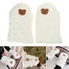 Cartoon Bear Baby Stroller Gloves Toddlers Pram Mittens Windproof Wear-resistant Hand Warmer for Outdoor Activities