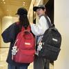 Japanese and Korean leisure large-capacity labeling student schoolbag graffiti junior high school student backpack