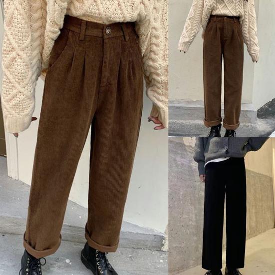 Corduroy Trousers Ladies Clothing 