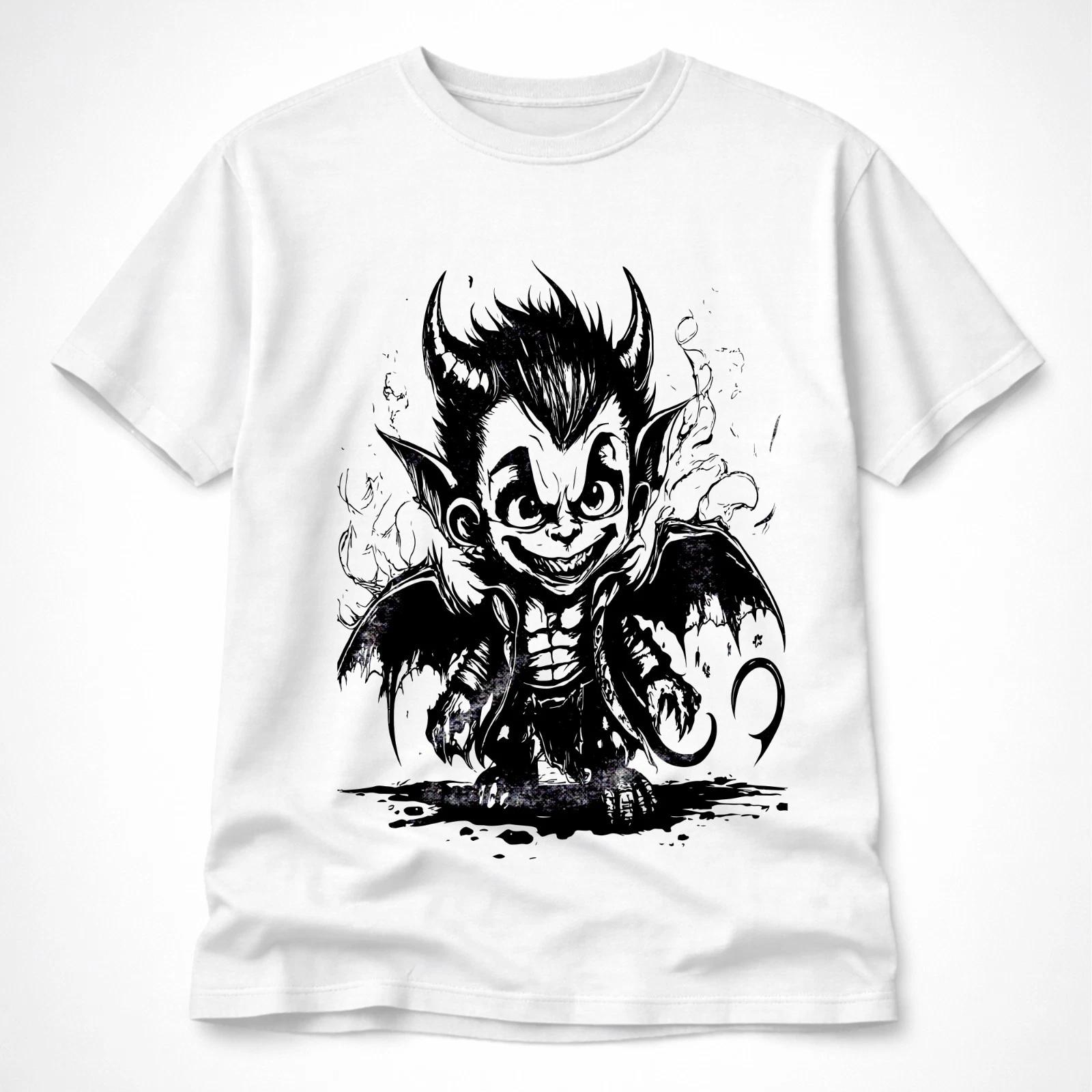 Devil Demon Graphic T Shirt Unisex Gothic Horror Dark Art Tee L
