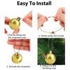 100-300pcs Christmas Rope Polyester Thread Lanyard Line Xmas Tree Ball Ropes Hanging Pendant Ornament Tag Label Decoration