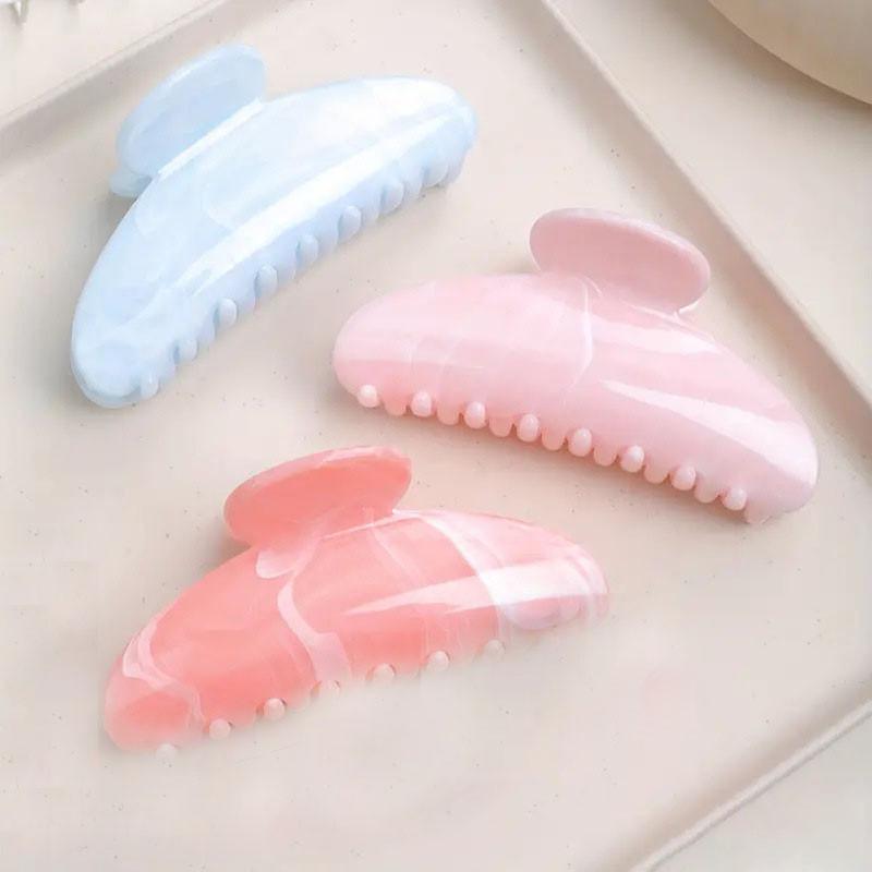 Imitation Acetate Jelly Color Hair Clip Women's High-end Hair Shark Clip Temperament Hair Accessories