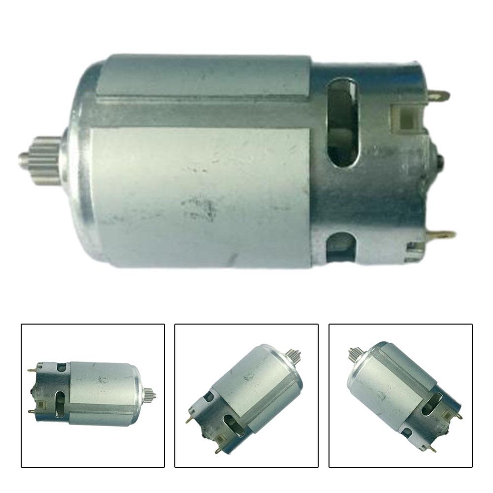 RS550 12V DC Motor With Two-Speed 12-Tooth Rotor 400-19500rpm High Torque Gear Box For Electric Drill Power Tools Motor Parts