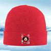 Cute Character Love with Flower Design Unisex Women Unisex Knitted Hat Beanie Pullover Cap Winter Thermal Warm Christmas Outdoor Cy