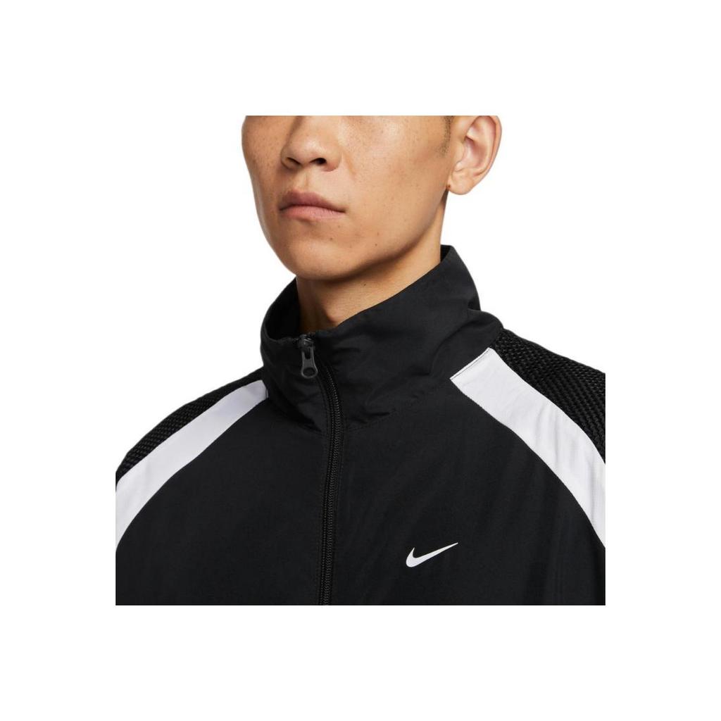 Nike Icon Logo Zip Collar Long Sleeve Basketball Jacket Men Jackets HV3364-010