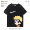 Childrens Tshirt Cartoon Naruto Sasuke Naruto QVersion Anime Peripheral Printed Parent Child Wear Pure Cotton Fashion Tshirt