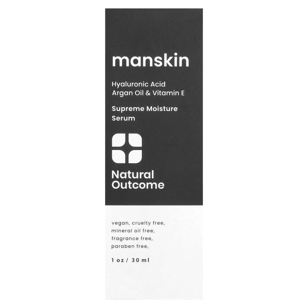 Natural Outcome, Männerhaut, Supreme Feuchtigkeitsserum, Duftstofffrei, 1 oz (30 ml)