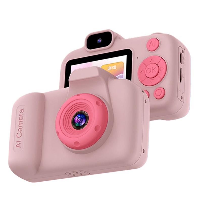 Childrens Pocket Size Learning Camera ABS Construction Digital Photo Selfie Device With AI Assistant
