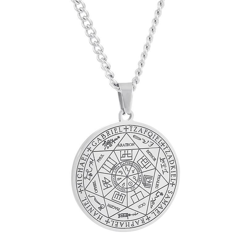 

Персональный круглый фирменный тотемный кулон с магическим массивом