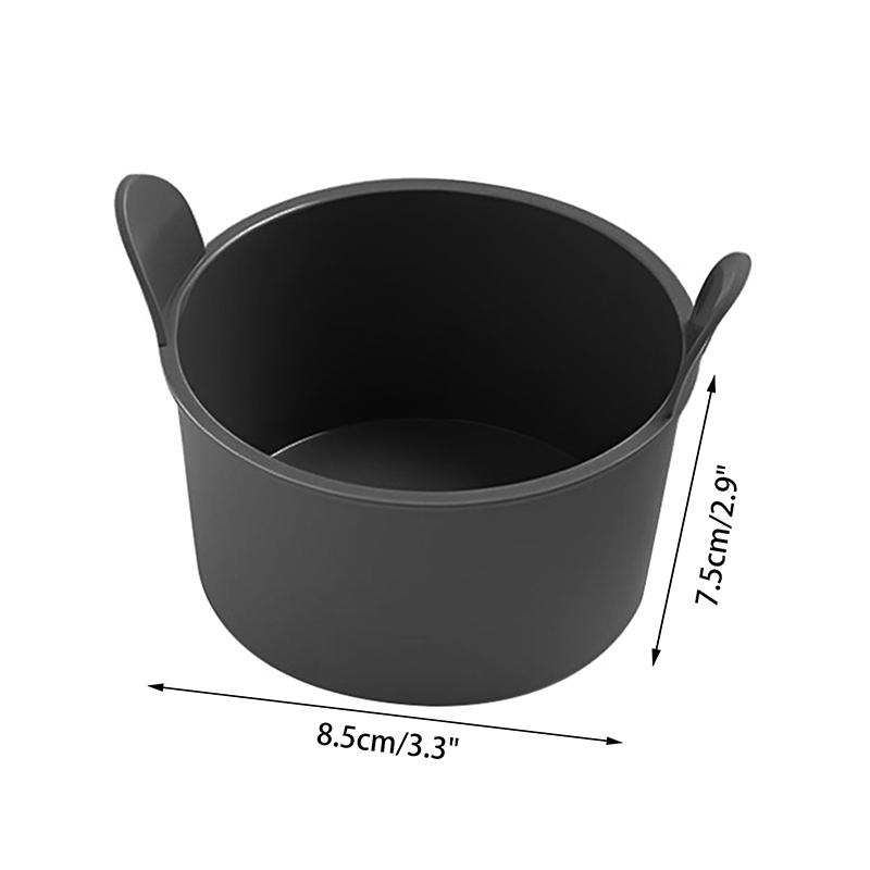 Silikonkurv Muffinscupform Airfryer Ovn Bakebrett Pizza Fritert Kylling Kurv Silikonformer For Airfryer Mikrobølgeovn