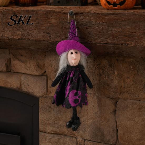Beautiful Holiday Embellishments Halloween Party Decoration, Cartoon Pumpkin Witch Hanging Ornaments, Decorative Ornaments For Parties Indoor Outdoor