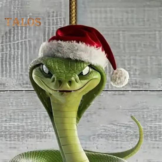 Vánoční přívěsek Ornament Kreslený styl závěsný doplněk Vánoční stromek, odolný proti vyblednutí, se šňůrkou Univerzální dekorace