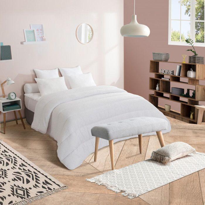 Total Protect Duvet 100% Polyester Fiber VOLUPT'AIR® Dodo - White - 140 X 200 Cm for Single Bed