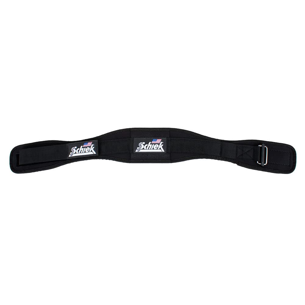 Schiek Lifting Belt Model 2004 Strength Training Weight Training Black Workout Belt M Black Barbell Training Belt Waist Support [Schiek] - (31-36)