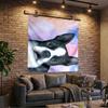 French Bulldog Printed Tapestry, Wall Hanging,Livingroom, dormitory, Large Wall Decor, Fabric Decor Fan Birthday Gifts